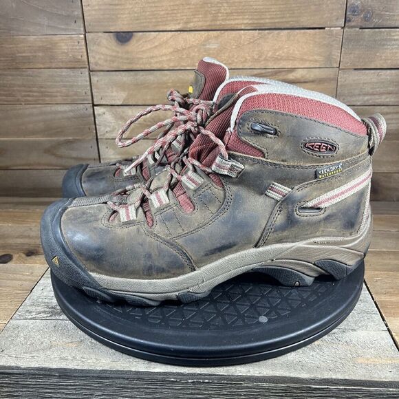 KEEN Utility Womens Sz 9.5 Detroit XT Mid Height Waterproof Work Boots Steel Toe - Picture 3 of 10